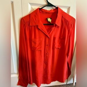 J crew factory long sleeve blouses size small